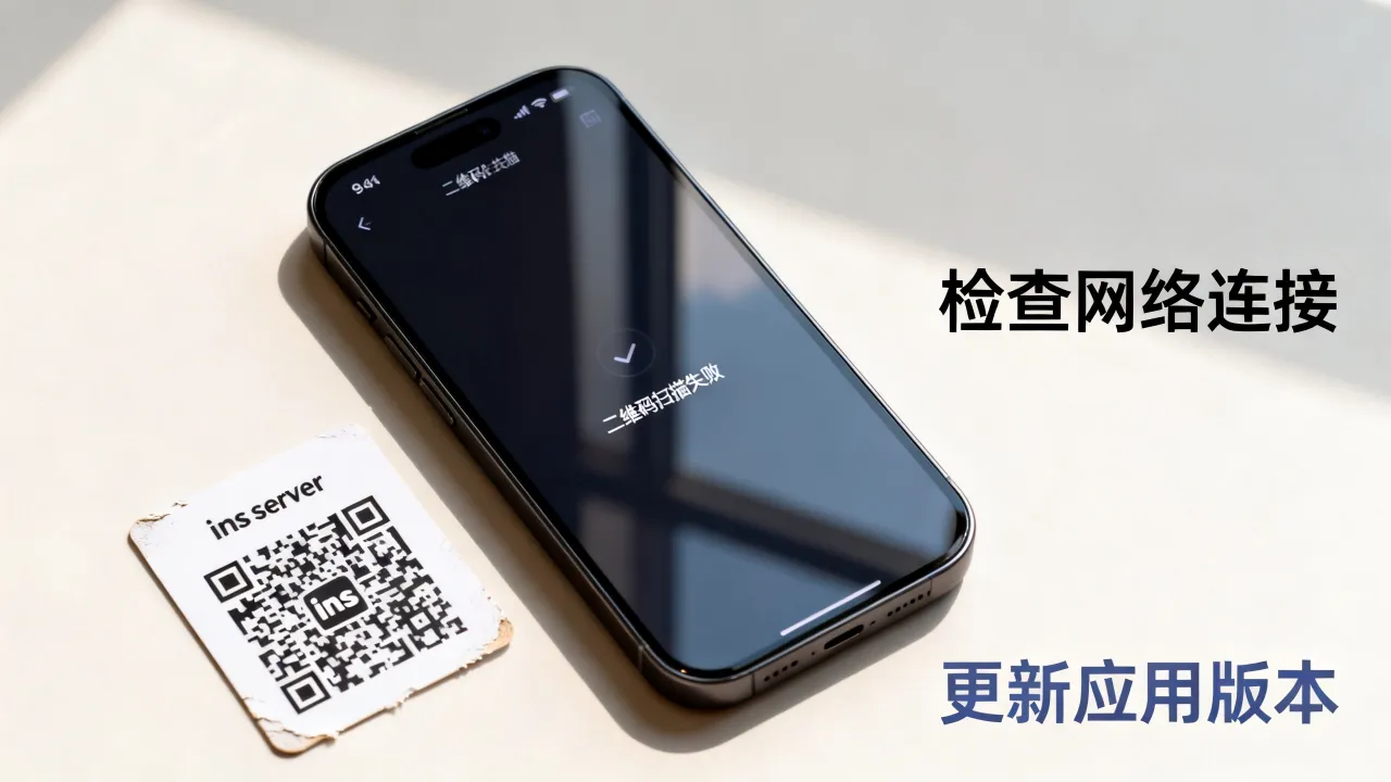 ins服务器二维码失效怎么办,二维码扫描后无法关注如何解决 ins服务器二维码失效怎么办,二维码扫描后无法关注如何解决
