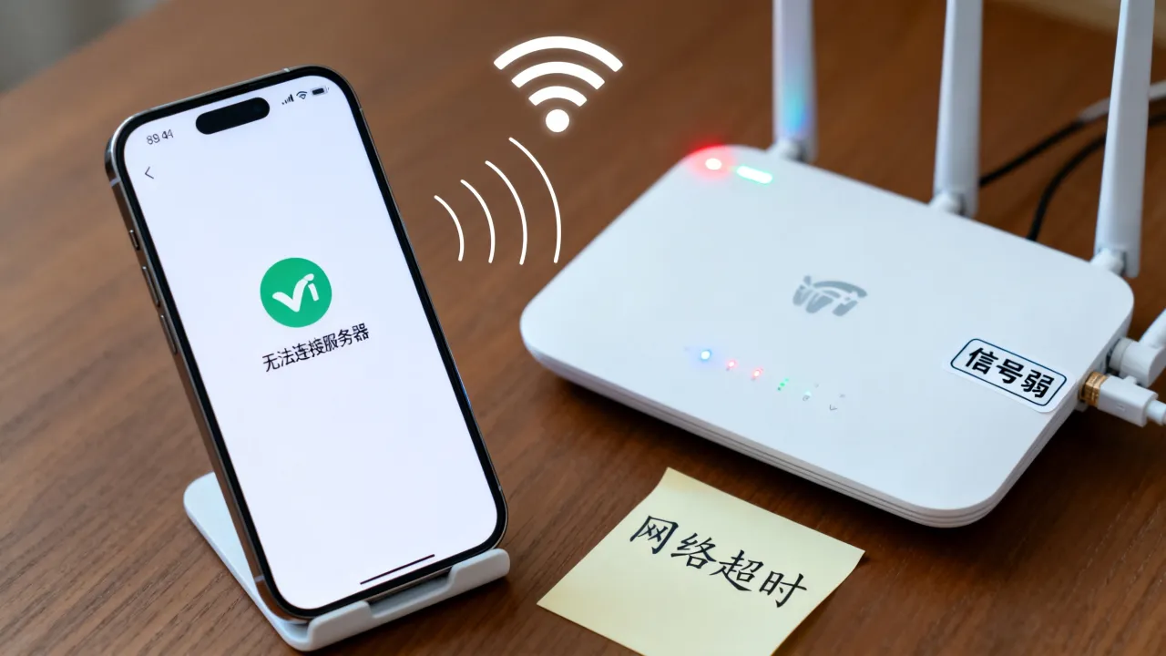 WiFi为什么连不上服务器，手机无线网络连接失败是什么原因？