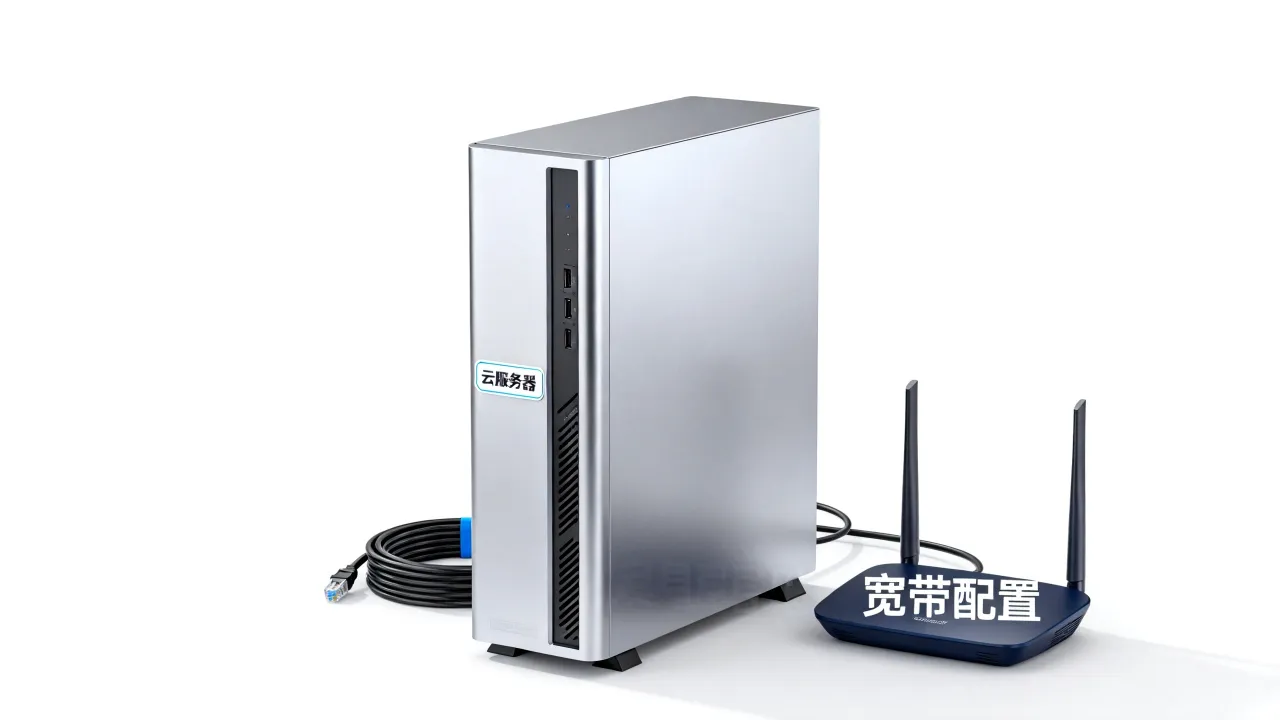云服务器不需要宽带嘛，不配置宽带可以正常使用吗？