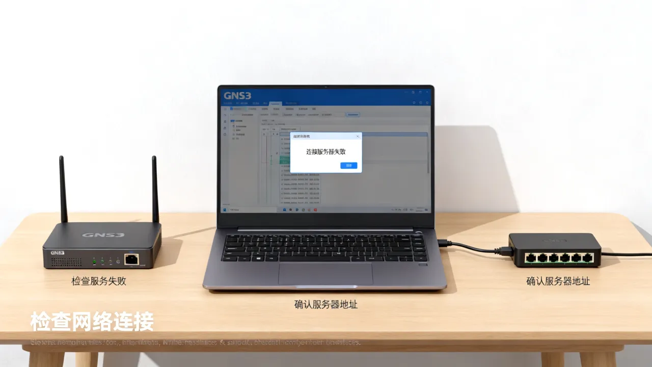 为什么gns3连接服务器失败,gns3无法连接服务器怎么解决 为什么gns3连接服务器失败,gns3无法连接服务器怎么解决