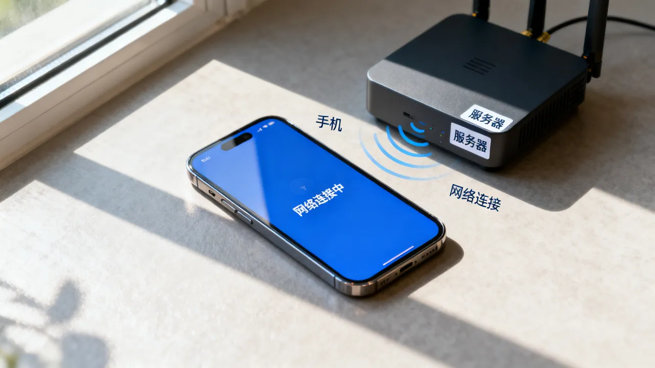为什么手机没有服务器，手机没有服务器为什么能上网