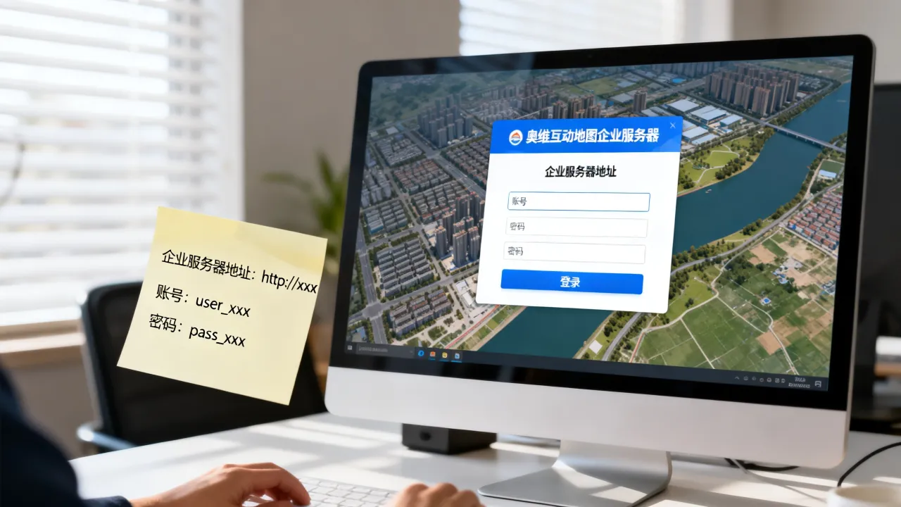 咋登录企业奥维服务器，奥维互动地图企业服务器登录入口在哪？
