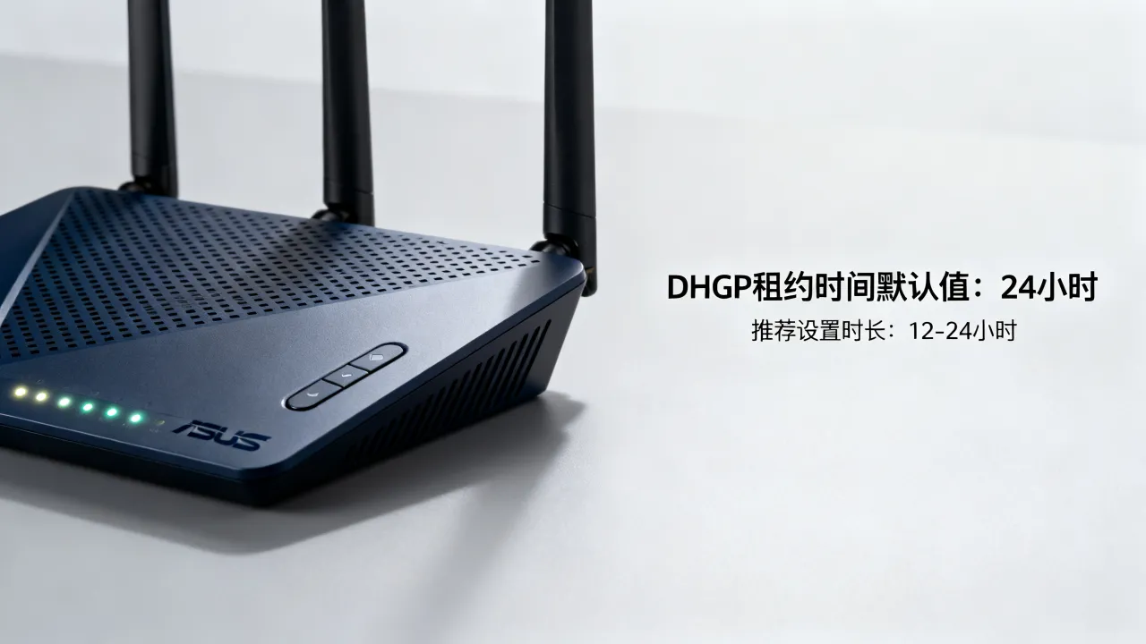 华硕路由器DHCP租约时间默认多久？默认租约时间设置多少合适