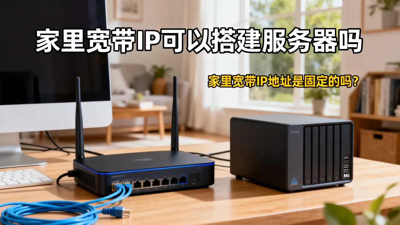 家里宽带IP可以搭建服务器吗，家里宽带IP地址是固定的吗？