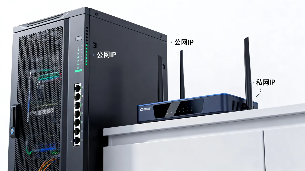 为什么自己的服务器没有公网ip，公网ip和私网ip区别在哪