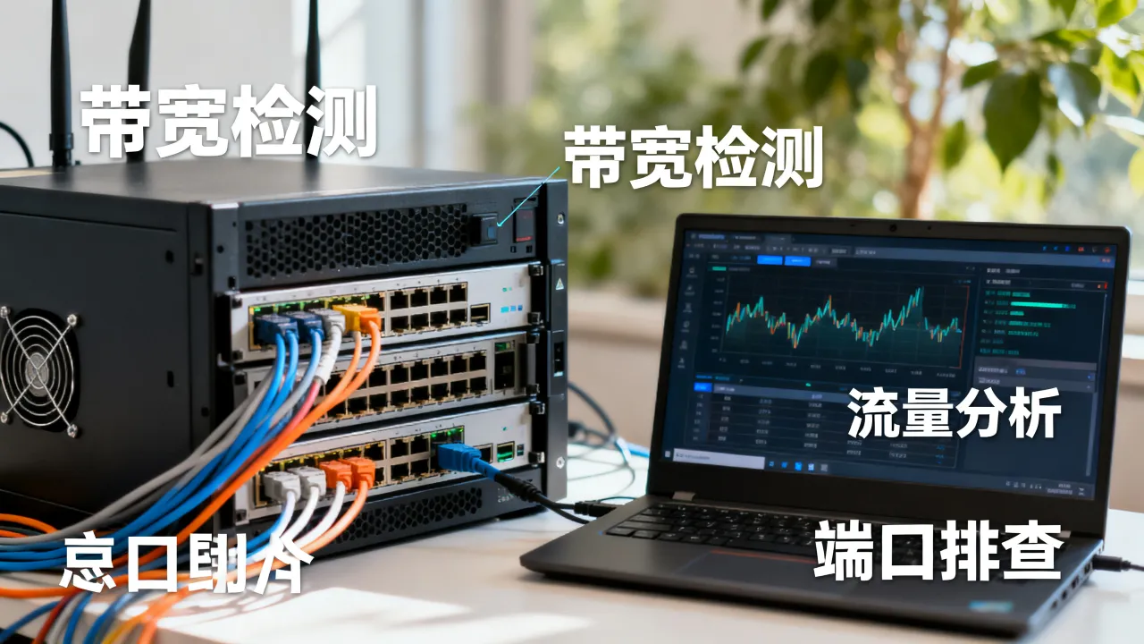 服务器宽带慢怎么回事,带宽跑满怎么排查解决?