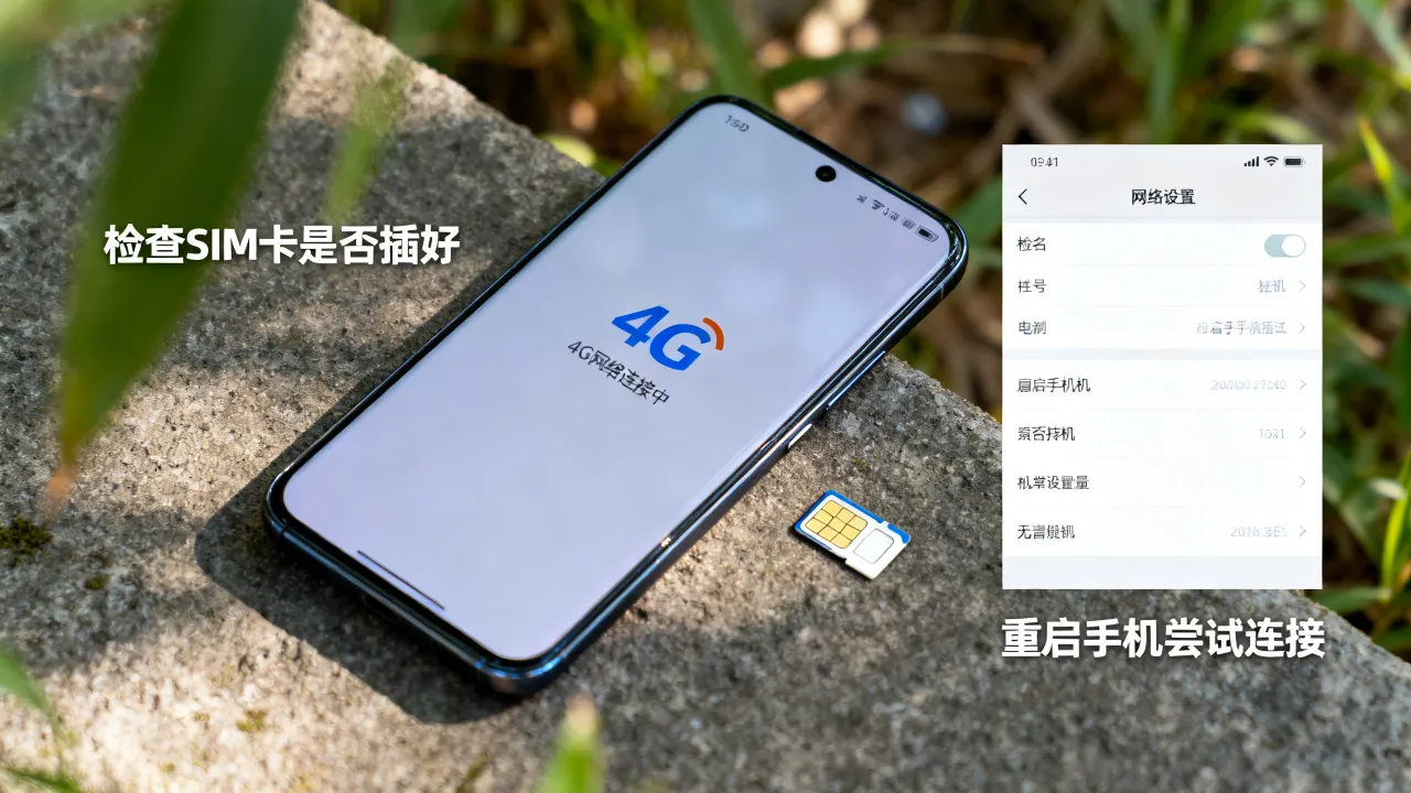 为什么手机用4g上不了网络连接服务器，怎么办？