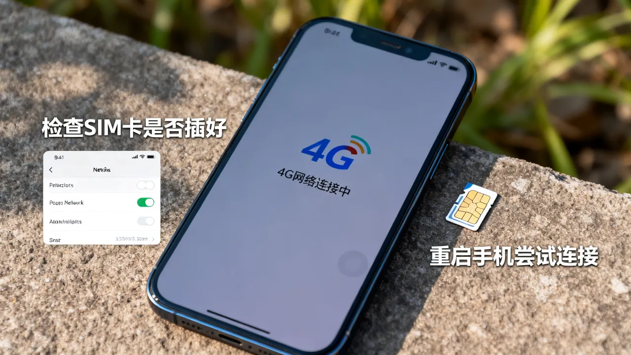 为什么手机用4g上不了网络连接服务器，怎么办？