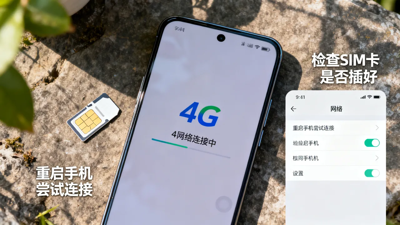 为什么手机用4g上不了网络连接服务器，怎么办？