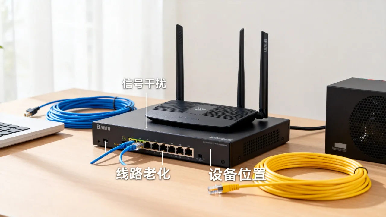 宽带服务器信号不稳定是什么原因导致的，怎么办