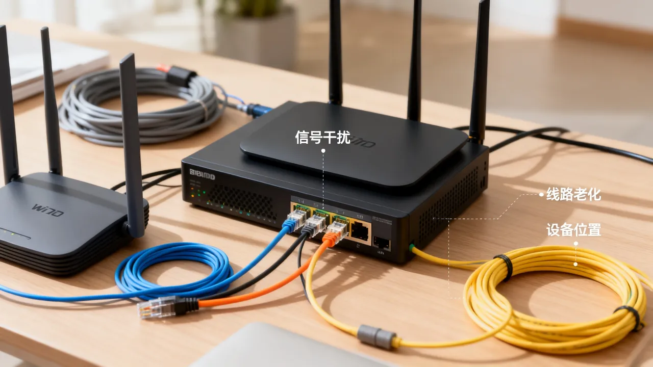宽带服务器信号不稳定是什么原因导致的，怎么办