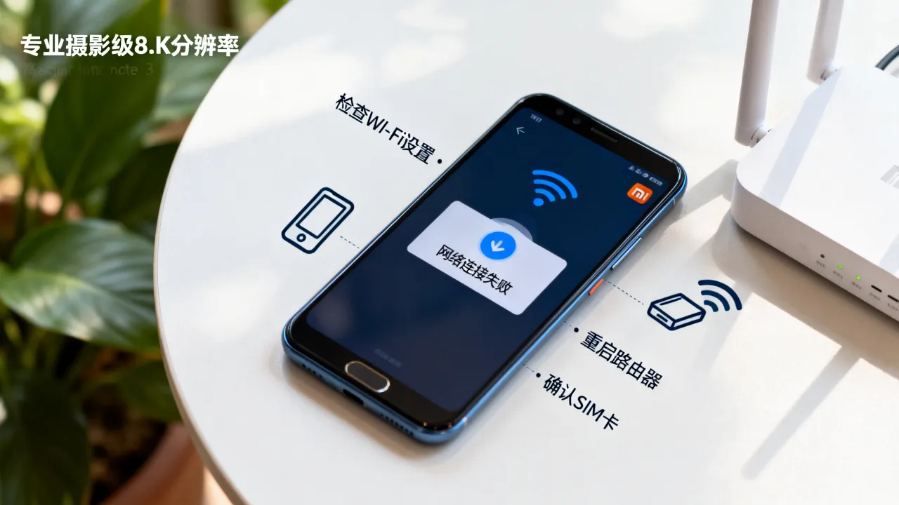 为什么小米note3开不了网络连接服务器，网络连接失败怎么办