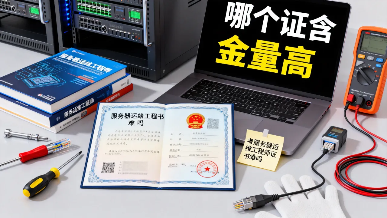 考服务器运维工程师证书难吗，哪个证含金量高