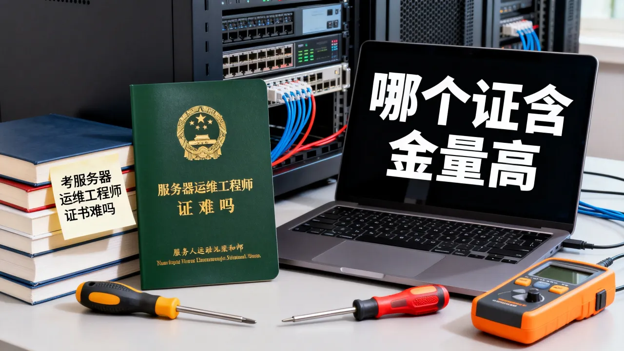 考服务器运维工程师证书难吗，哪个证含金量高