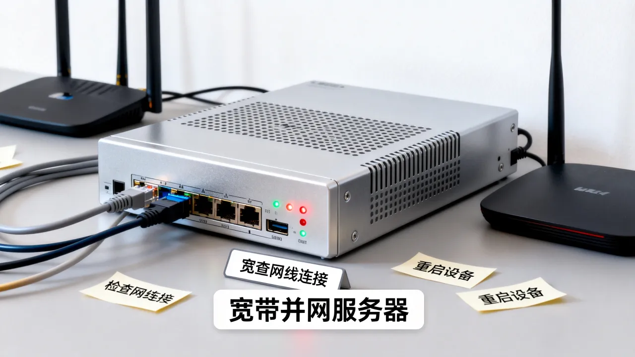 宽带并网服务器是什么，宽带并网服务器连接不上怎么办？