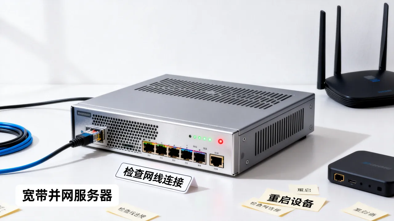 宽带并网服务器是什么，宽带并网服务器连接不上怎么办？
