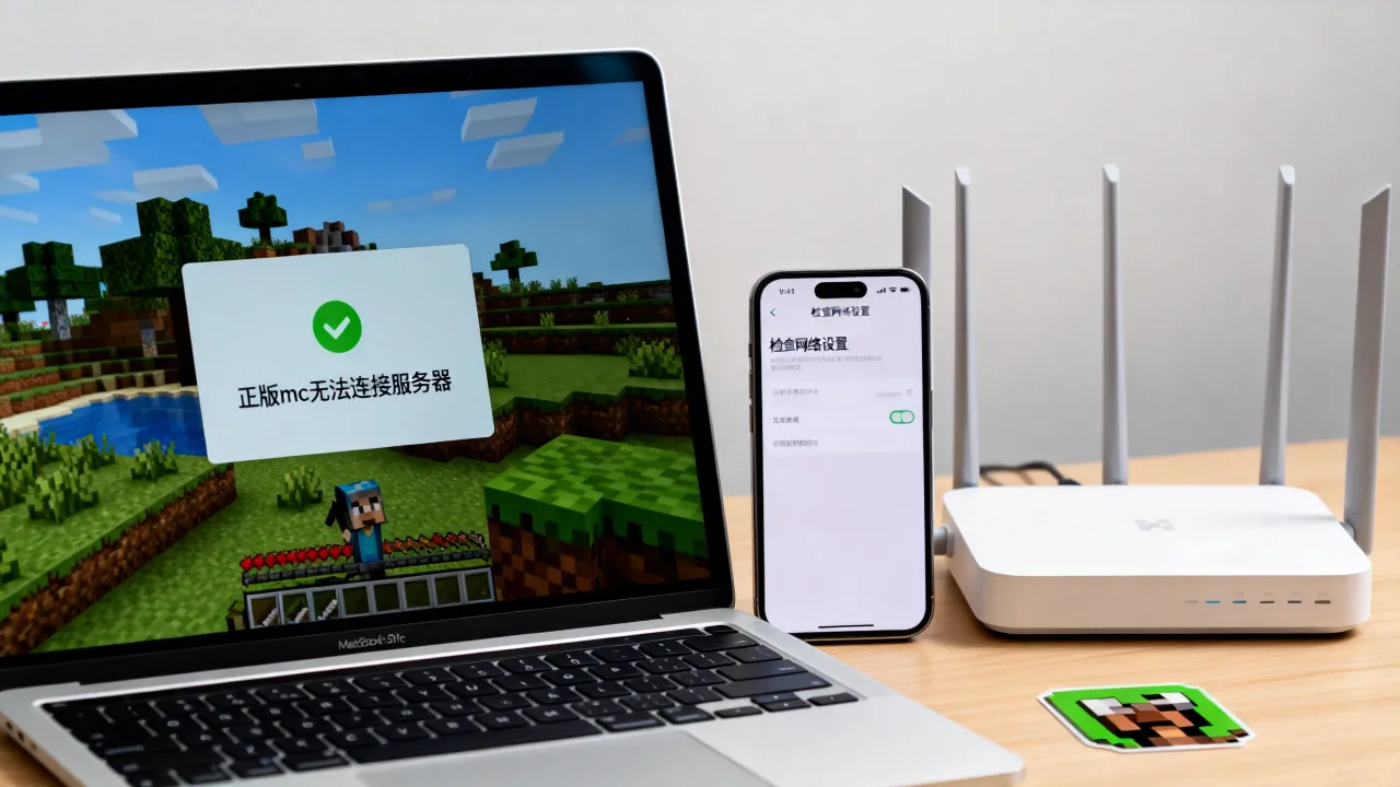 正版mc为什么进不了服务器，我的世界正版连不上服务器怎么办