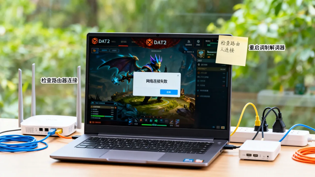 为什么dota2已断开与服务器连接，网络连接失败怎么办