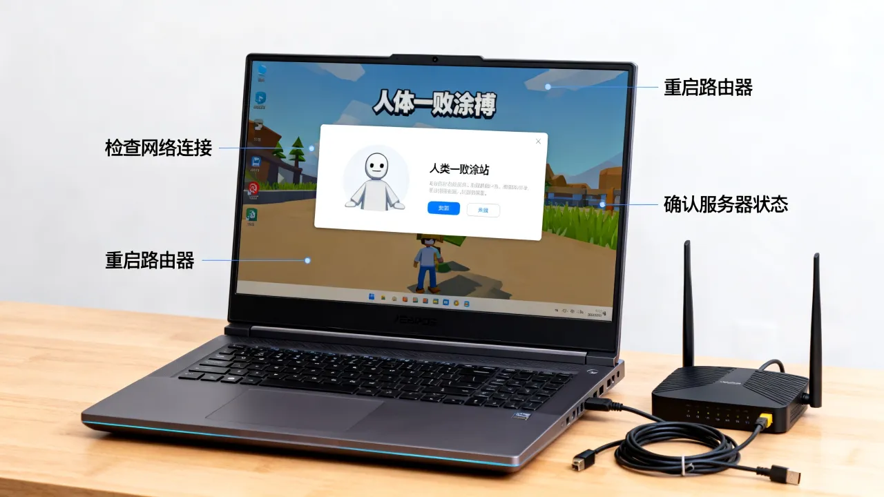 PC人类一败涂地为什么进不去服务器，一直连接失败怎么办