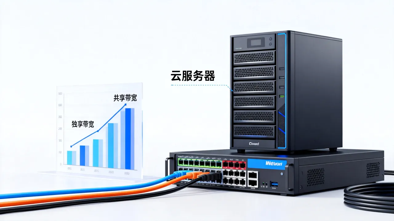 云服务器独享宽带是什么？独享带宽和共享带宽区别大吗？