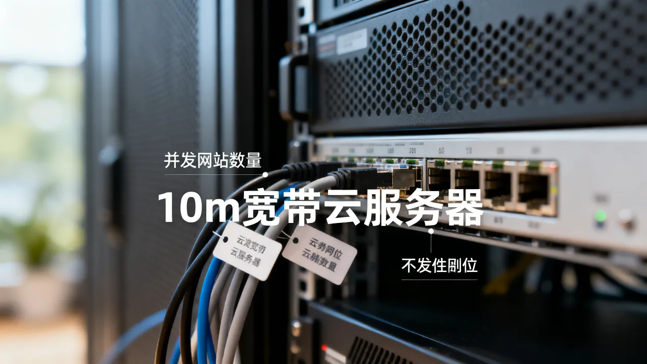 10m宽带云服务器够用吗？，10m云服务器能带多少并发网站？