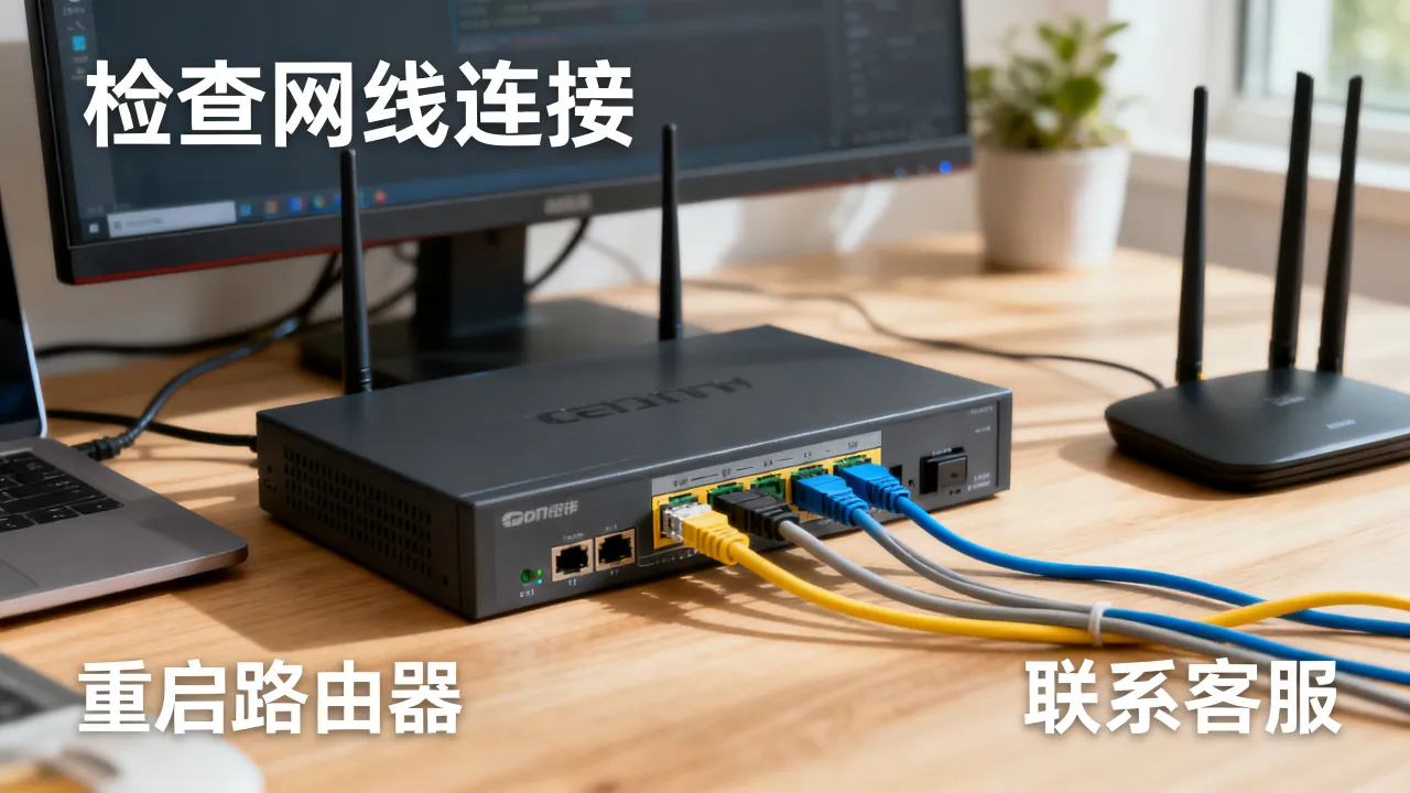 电信宽带服务器无响应怎么办，如何解决故障？