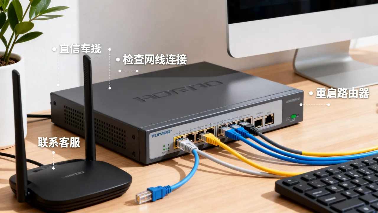 电信宽带服务器无响应怎么办，如何解决故障？