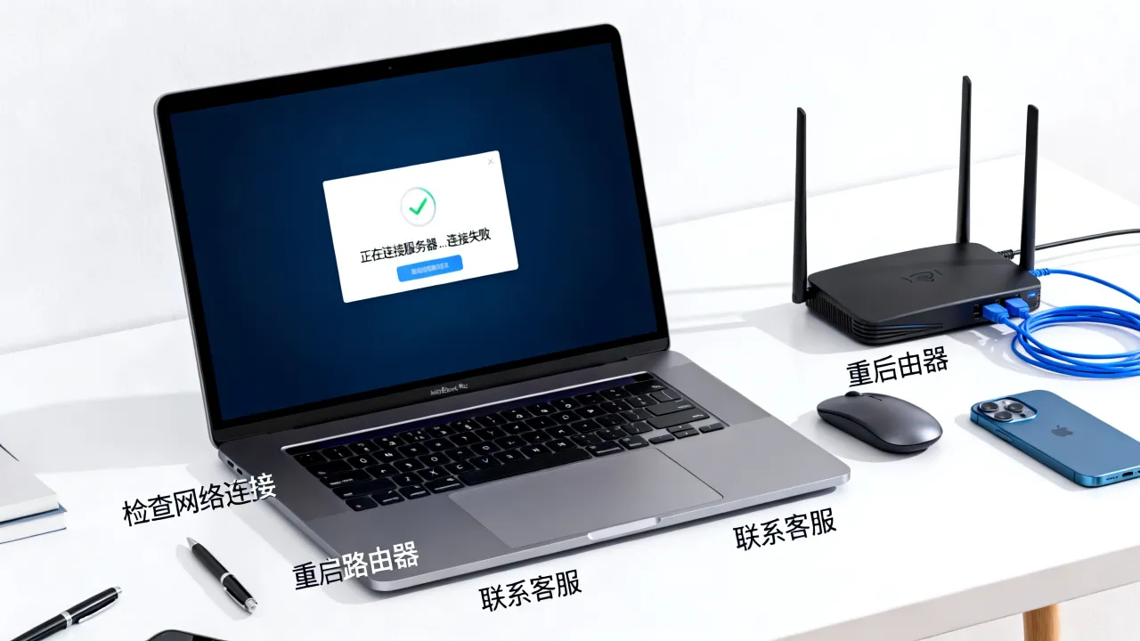 为什么CF一直正在连接服务器,连接服务器失败怎么办?