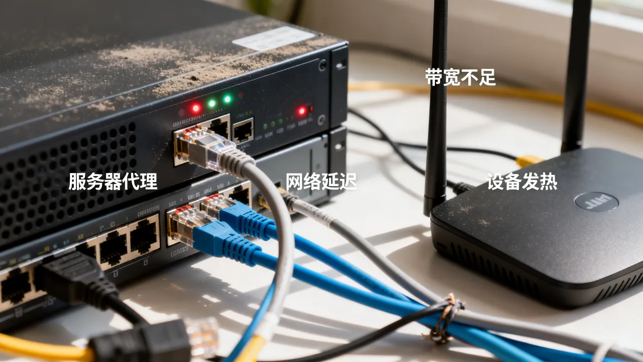 服务器代理网速很慢怎么办，代理服务器速度慢的原因有哪些？