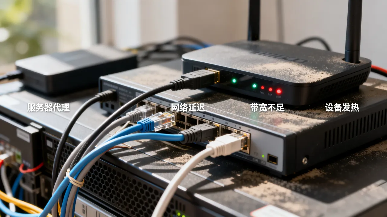 服务器代理网速很慢怎么办，代理服务器速度慢的原因有哪些？