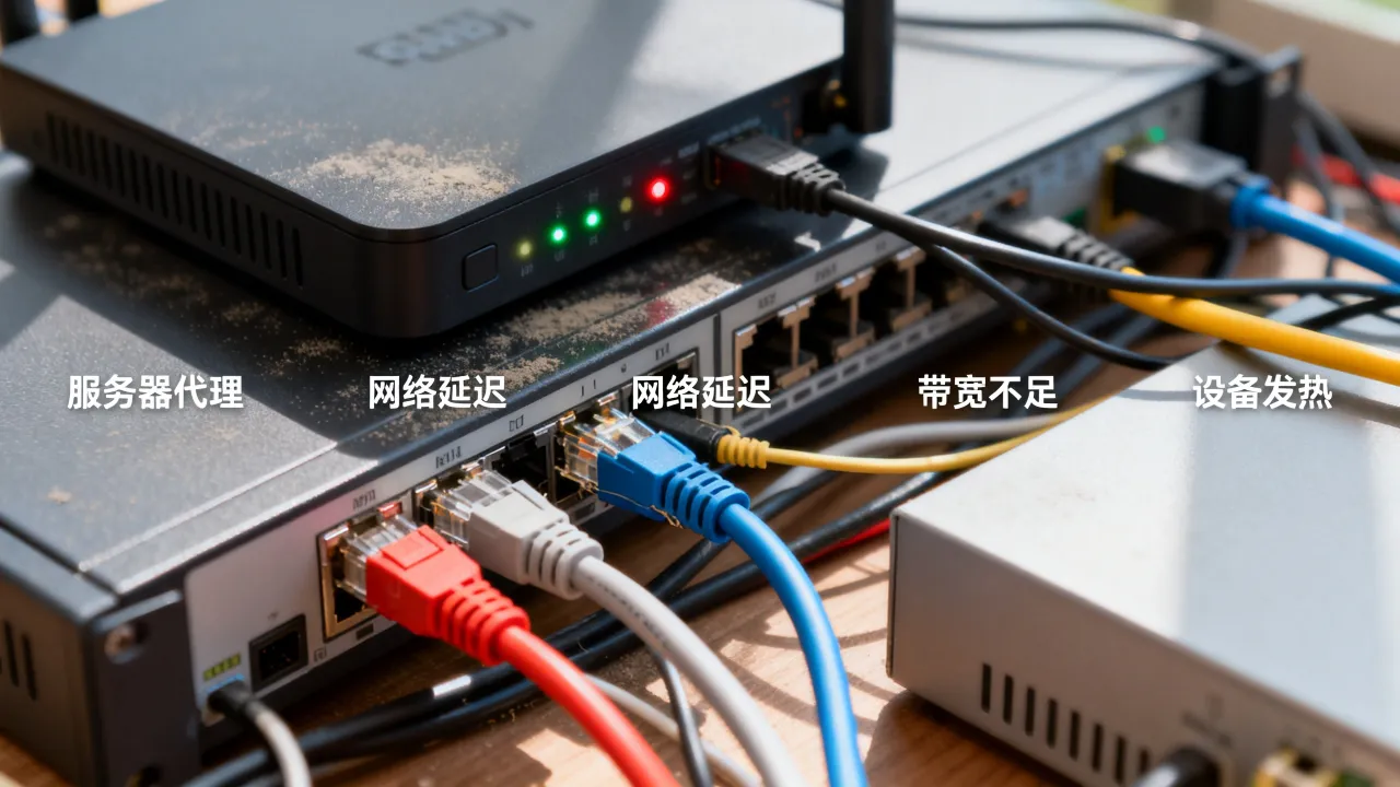 服务器代理网速很慢怎么办，代理服务器速度慢的原因有哪些？