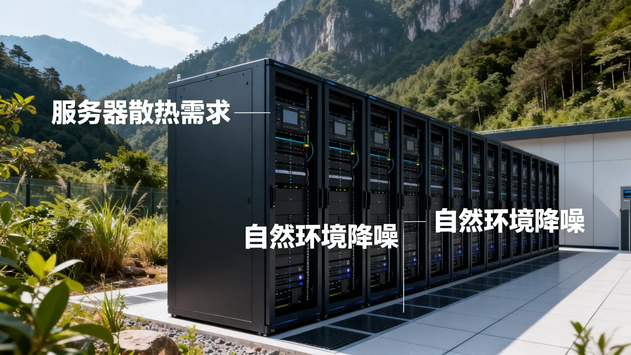 为什么服务器要在深山，服务器建在深山有什么好处？