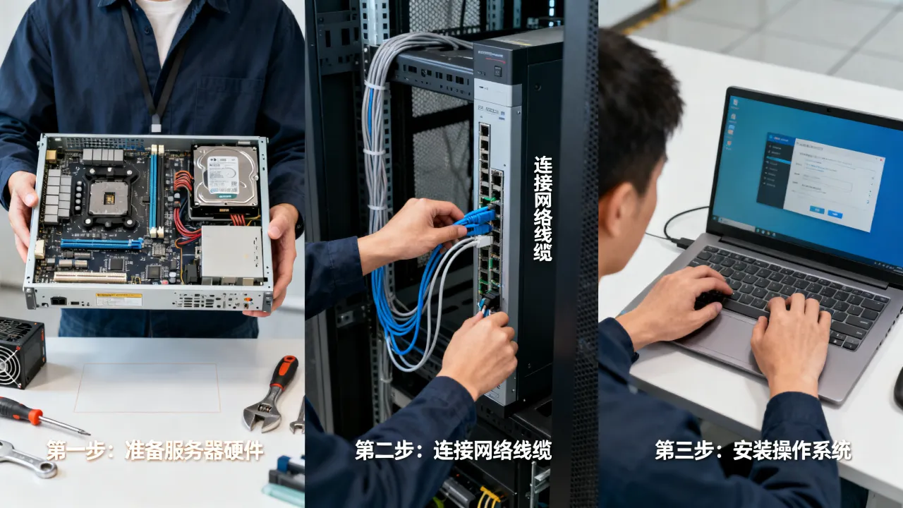 运维怎么安装服务器，服务器安装部署全流程有哪些关键步骤？