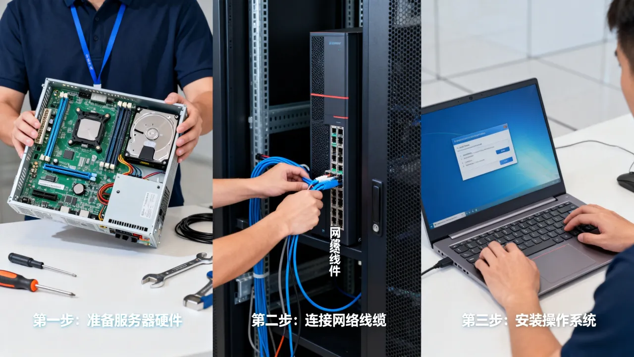 运维怎么安装服务器，服务器安装部署全流程有哪些关键步骤？