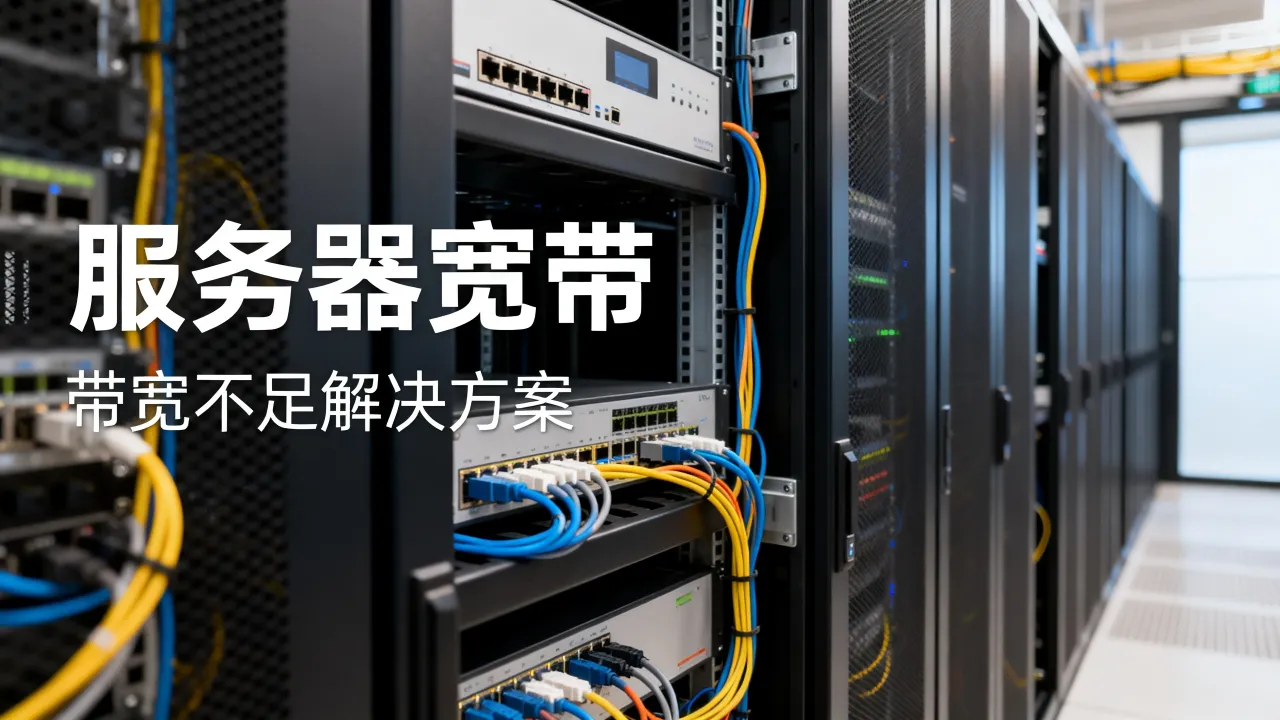 服务器宽带什么意思，服务器带宽不够用怎么办？