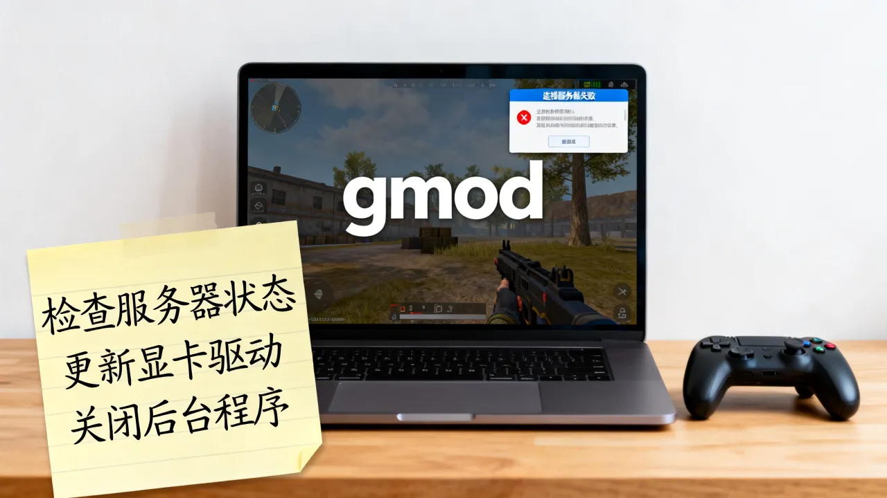 gmod为什么一进服务器就闪退，游戏进服闪退怎么解决