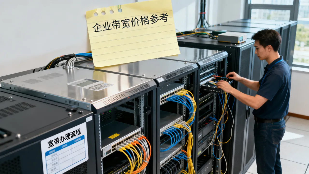 服务器机房宽带怎么办理？企业机房带宽价格多少