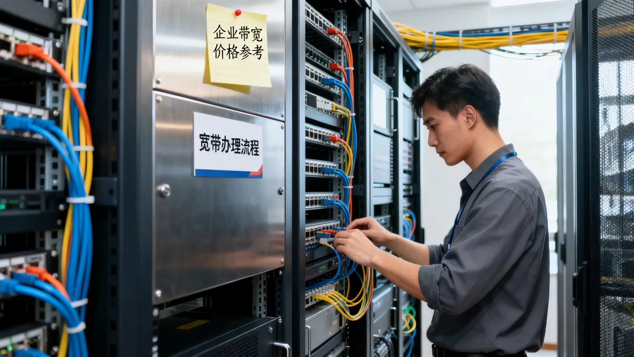 服务器机房宽带怎么办理？企业机房带宽价格多少