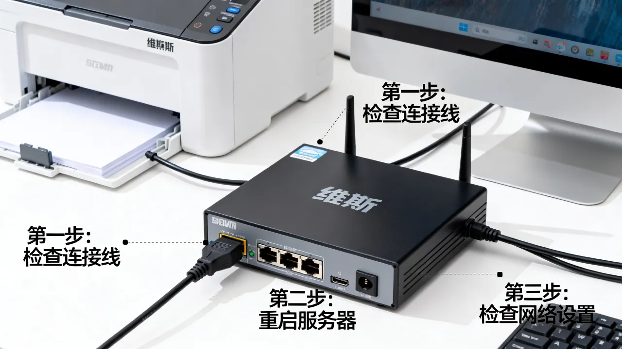 维斯打印机服务器怎么设置，维斯打印服务器连接不上怎么办