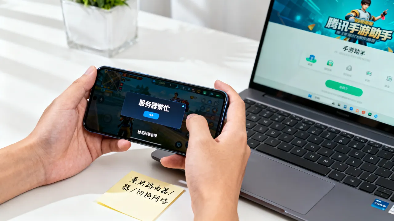 为什么腾讯手游助手pubg显示服务器繁忙，腾讯助手吃鸡进不去游戏怎么办