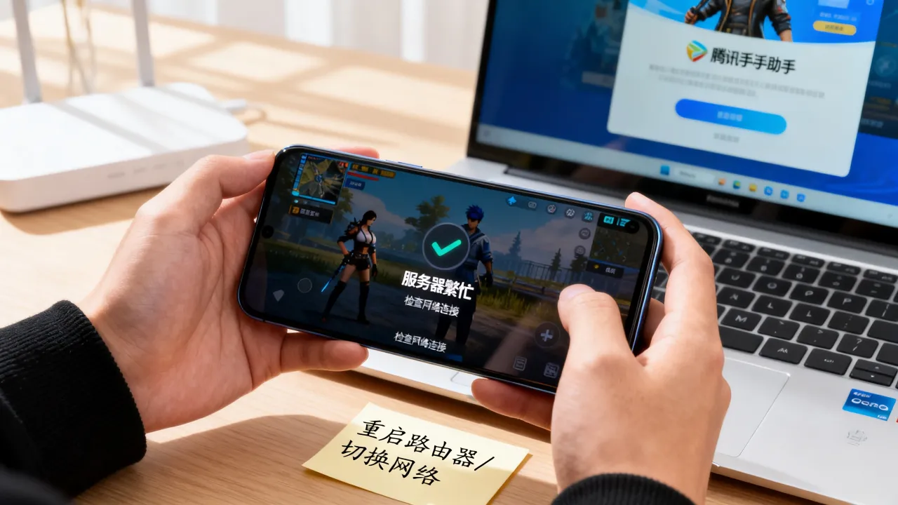 为什么腾讯手游助手pubg显示服务器繁忙，腾讯助手吃鸡进不去游戏怎么办