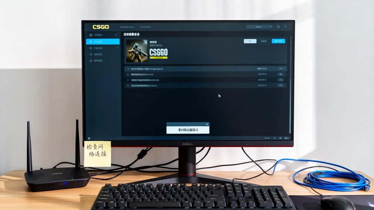 为什么我CSGO一直连接服务器，CSGO一直连接服务器怎么办