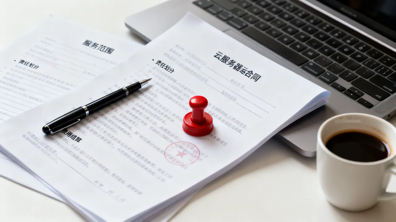 云服务器运维合同模板怎么写？包含哪些关键条款？