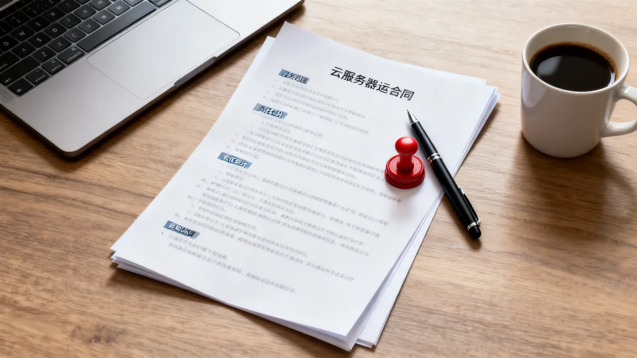 云服务器运维合同模板怎么写？包含哪些关键条款？