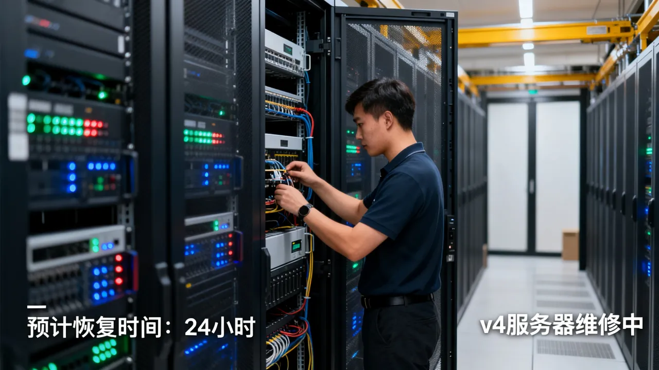 v4为什么进不去服务器维修中,服务器维修要多久恢复? v4为什么进不去服务器维修中,服务器维修要多久恢复?