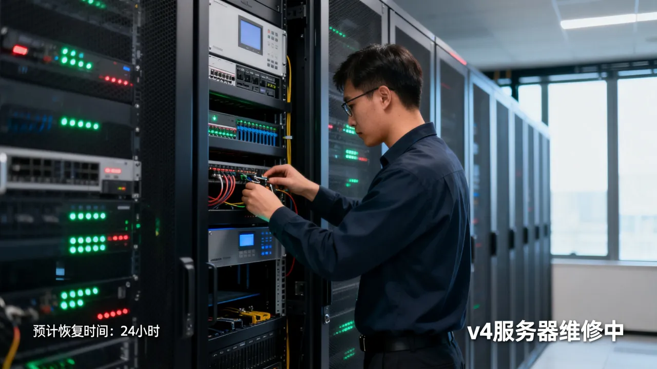 v4为什么进不去服务器维修中,服务器维修要多久恢复? v4为什么进不去服务器维修中,服务器维修要多久恢复?
