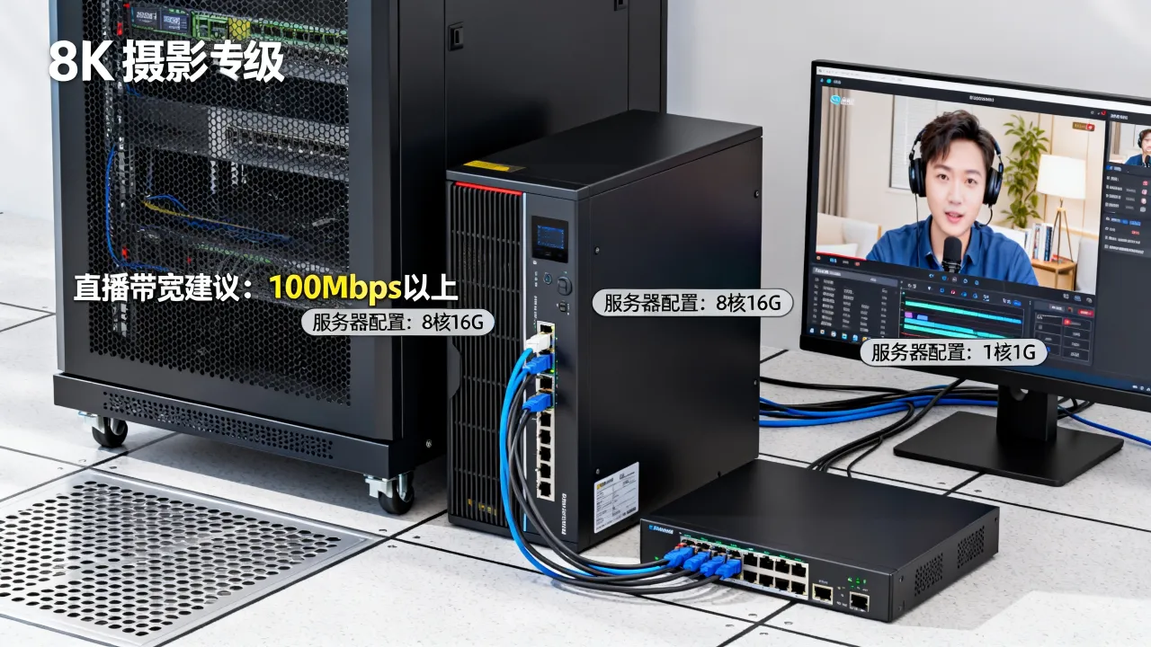 宽带通过服务器做视频怎么做？服务器搭建视频直播带宽多少合适