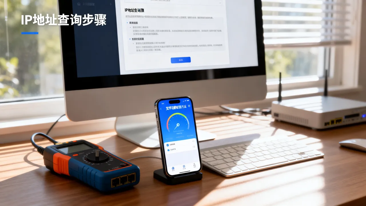 服务器IP宽带怎么查？查询方法有哪些，如何快速检测网速
