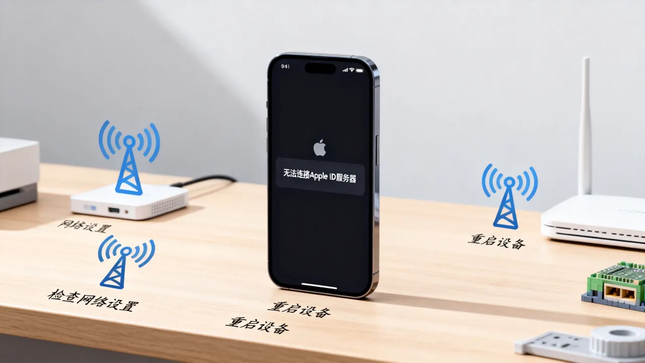 为什么会连接appleid服务器出错，Apple ID连接服务器失败怎么解决？