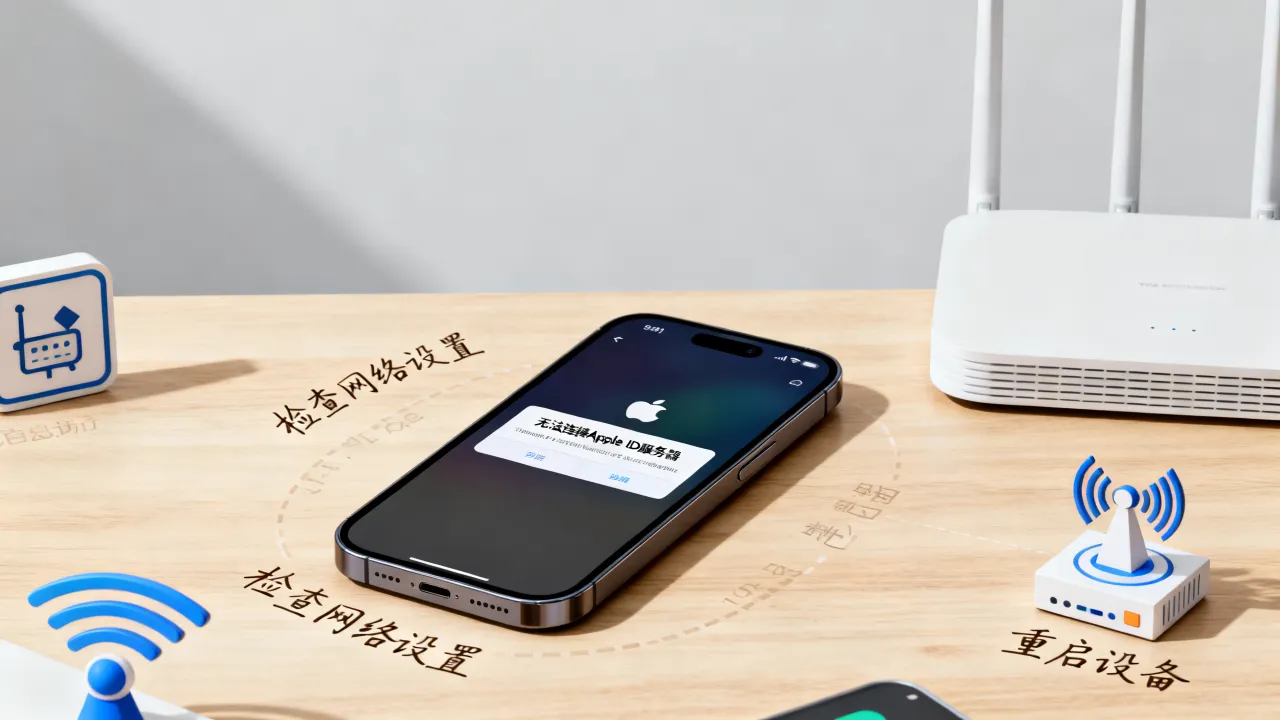 为什么会连接appleid服务器出错，Apple ID连接服务器失败怎么解决？